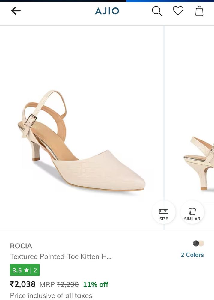 Rocia Pointed-Toe Kitten Heels