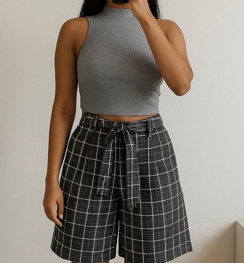 Anime  Blue Short Trousers