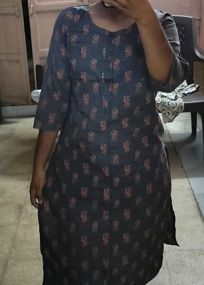 Comfortable Grey Kurta