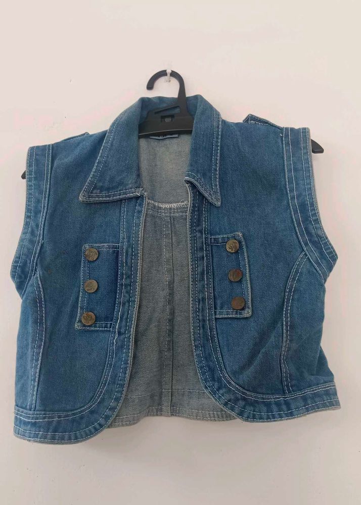 Denim Vest - Stylish Layering Piece