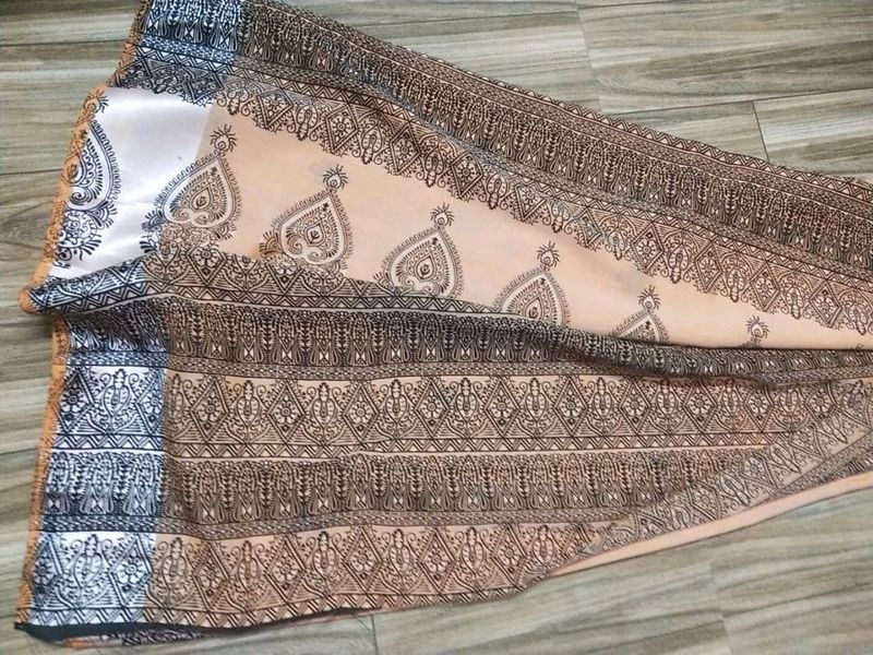 Beautiful Saree Satin Border