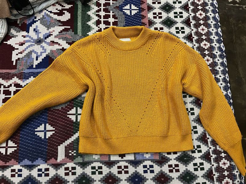 Mustard Knit Sweater