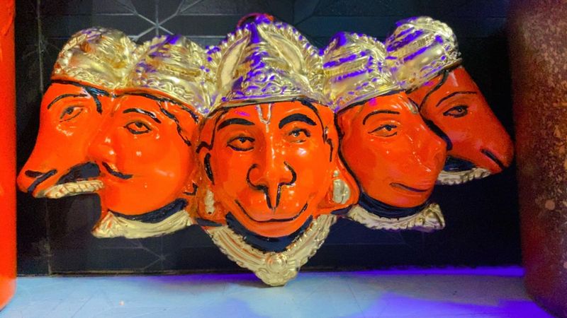 punchmukhi Hanuman Idol Showpiece