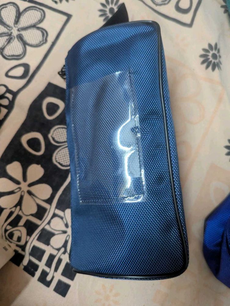 Blue Travel Pouch