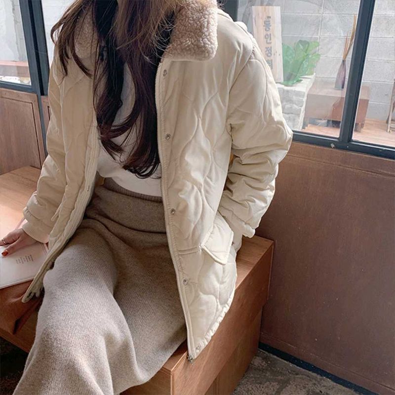 Off white Quilted Jacket