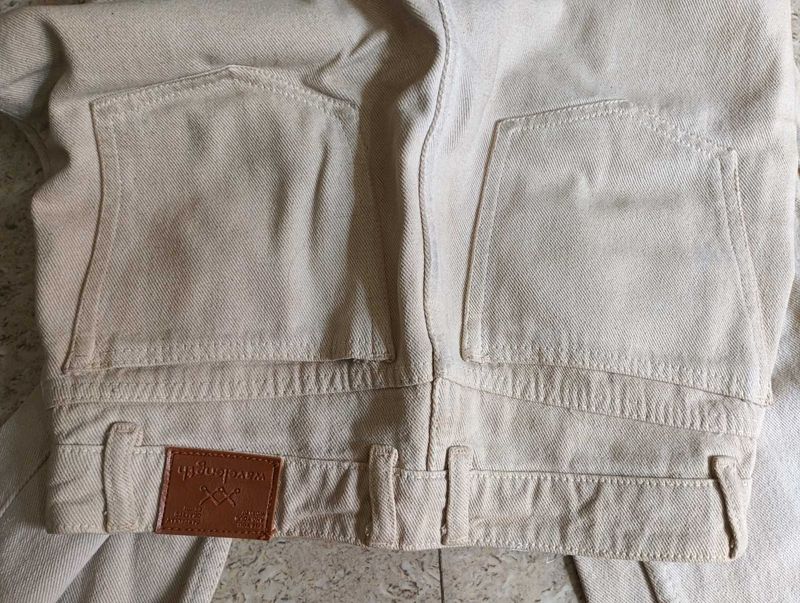 Wavelength Beige Jeans