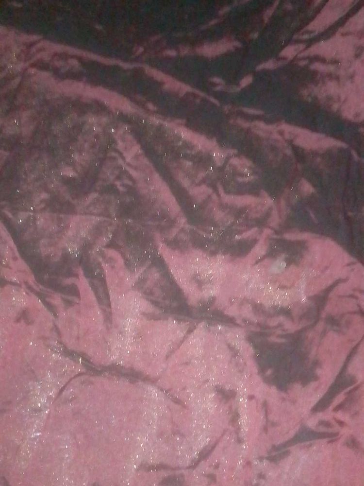 Maroon Saree With Golden Colour Broader