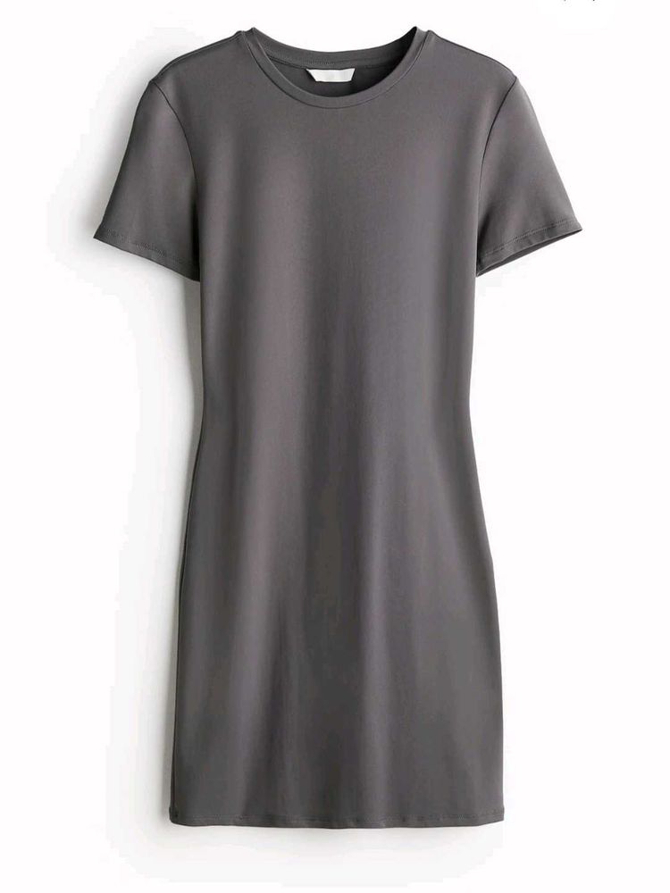 H&amp;M microfiber t shirt dress