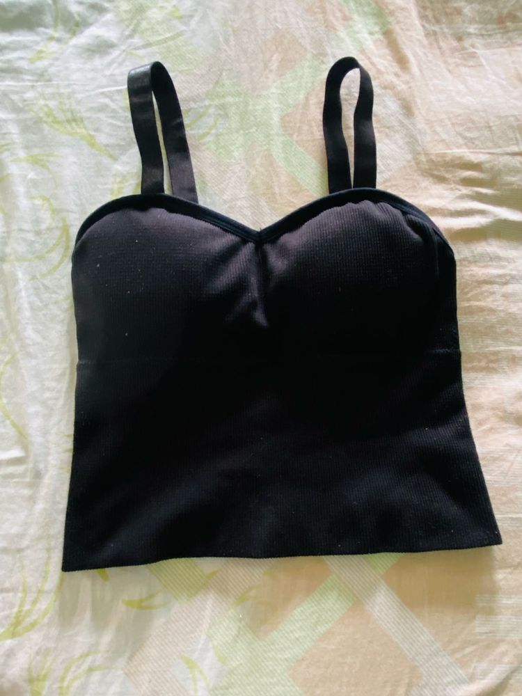 Black Crop Top