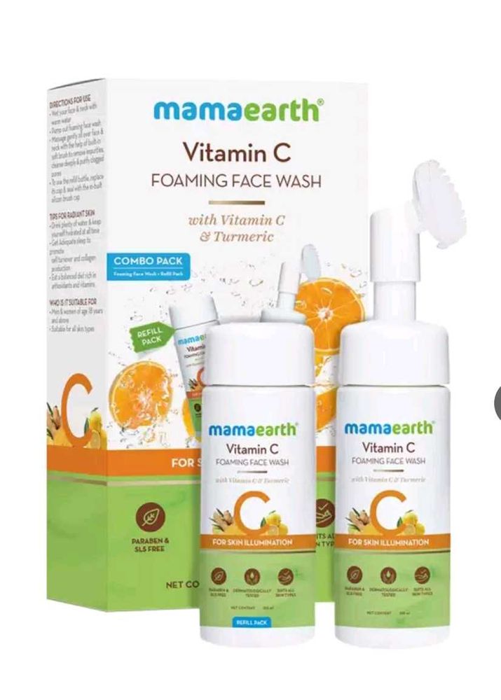 Mamaearth Vitamin C Foaming Face Wash