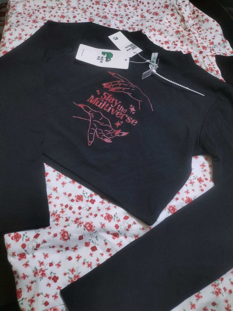 Crop Top Turtleneck
