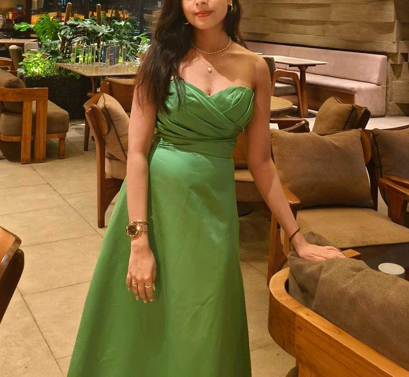 Gorgeous Green Party Gown