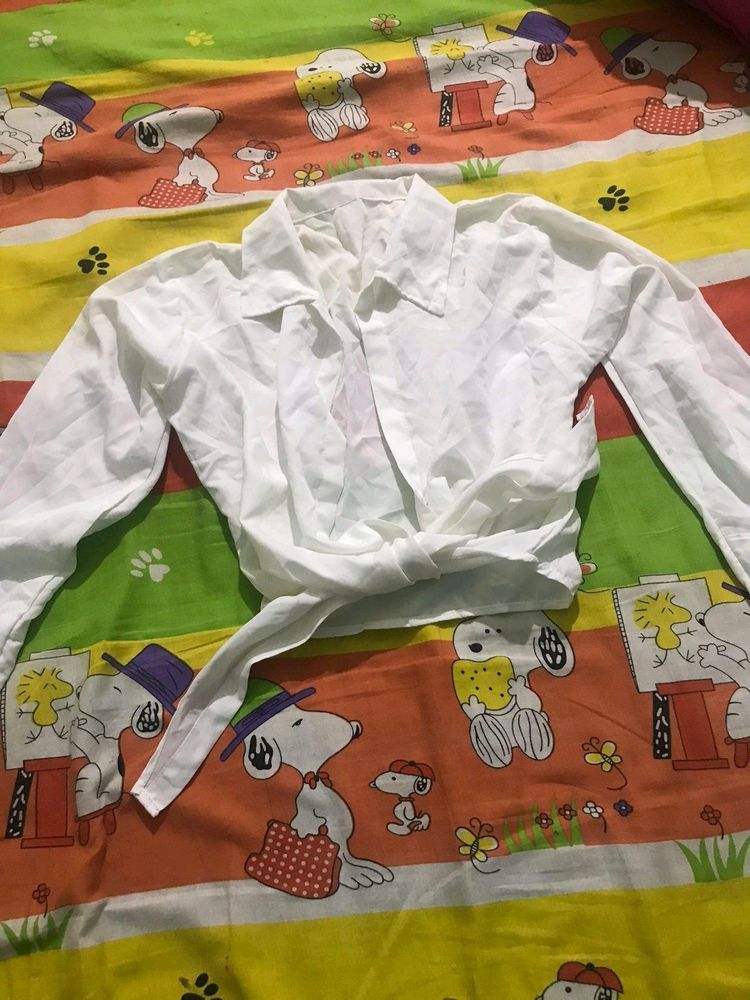 White Over Coat, Shirt Shrug