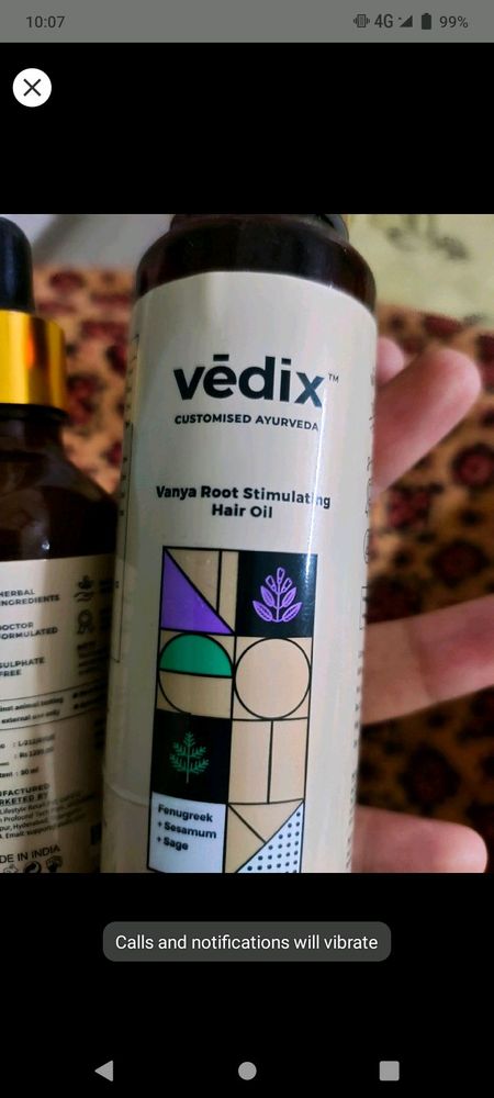 vedix oil and serum