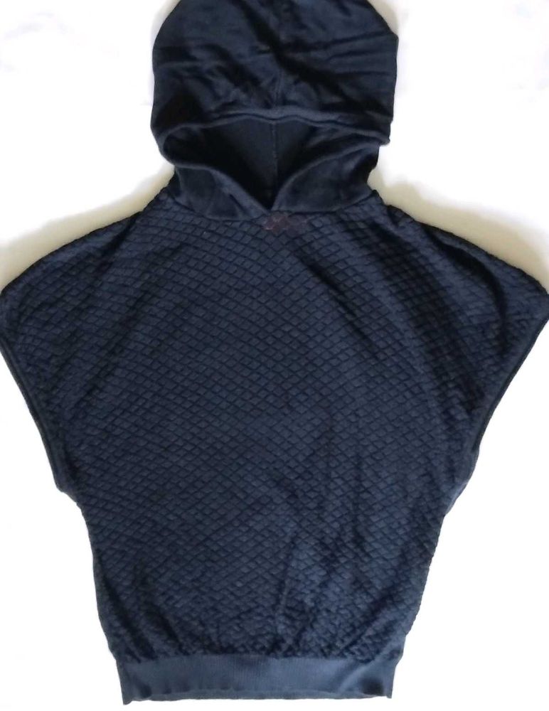 Black Texture Hoodie