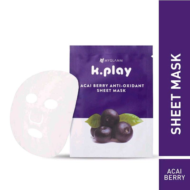 (Pack of 4) K.Play Acai Berry Sheet Masks