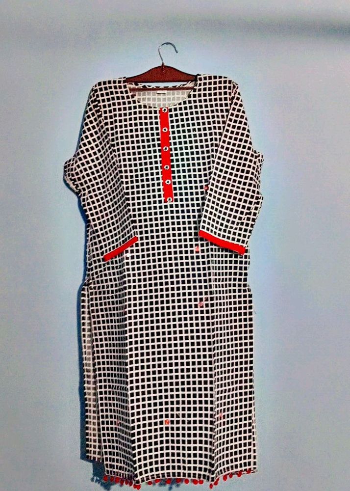 Beautiful Straight Kurti Set