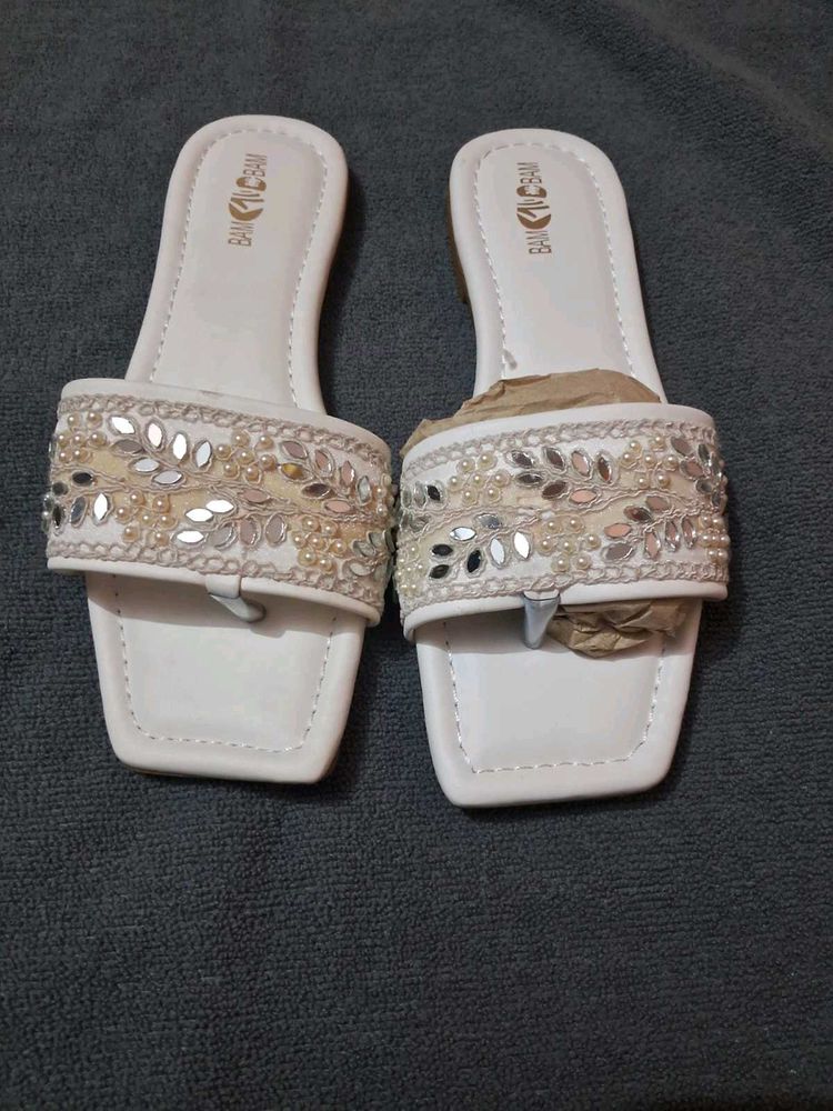 Casual White Sandel
