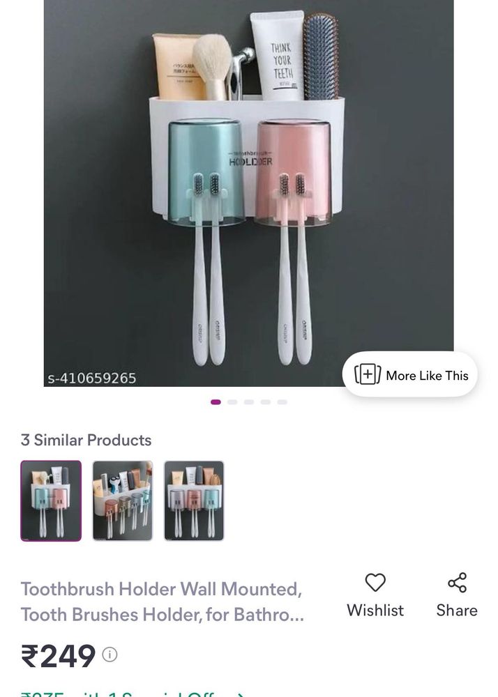[SALE]Wall-Mounted Toothbrush Holder