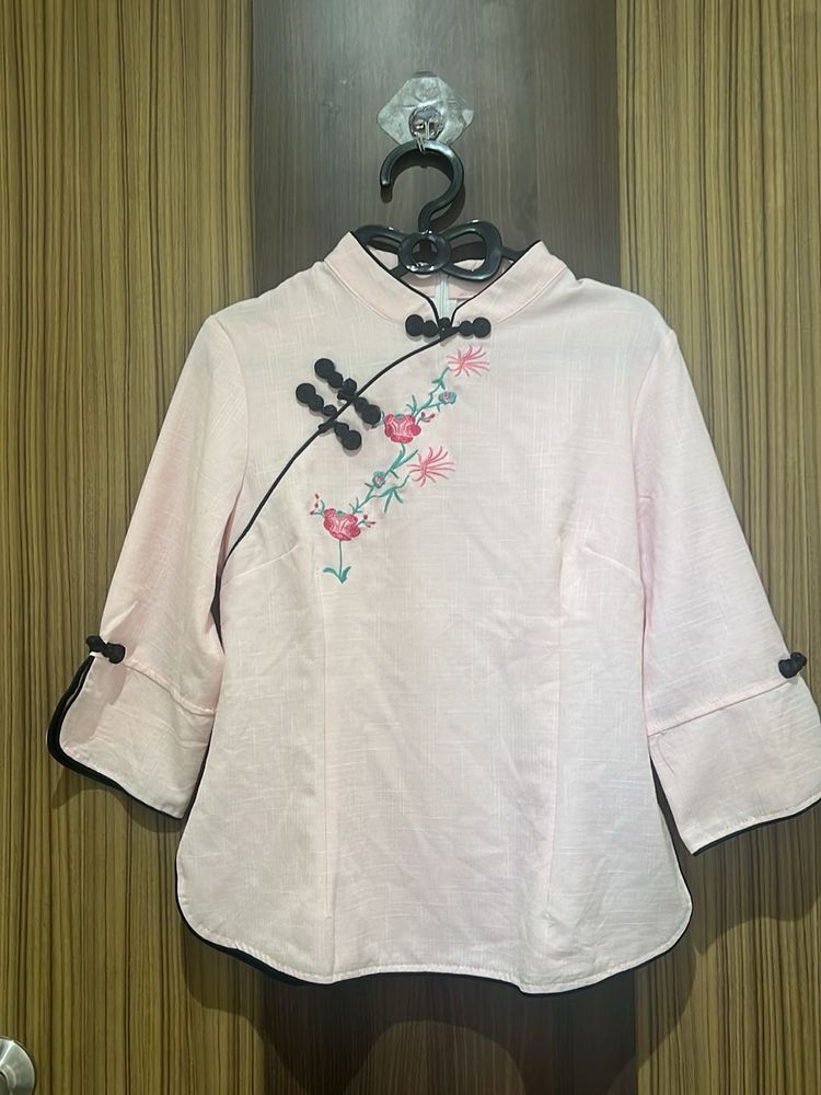 Floral Embroidered Top
