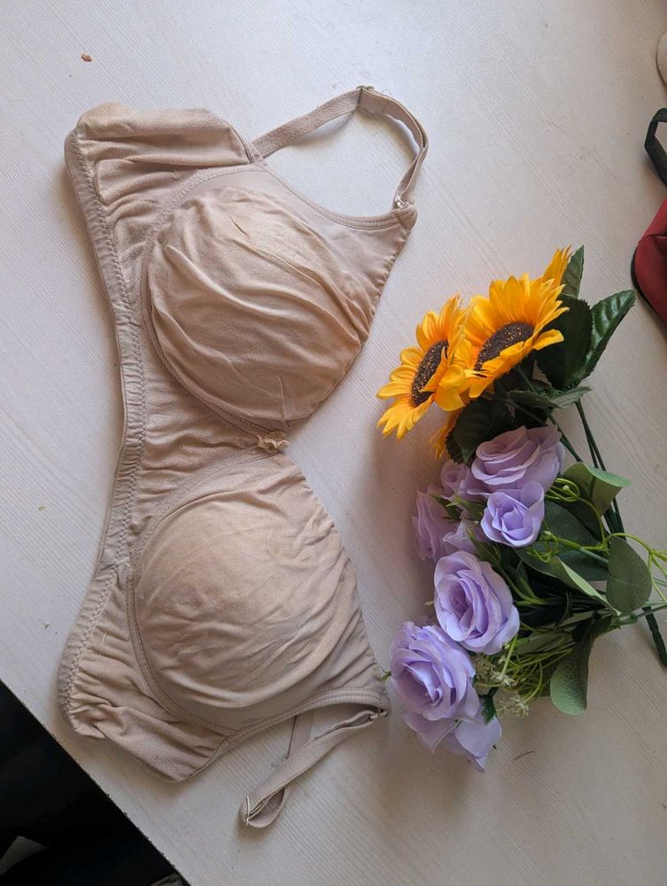 Comfortable Beige Bra