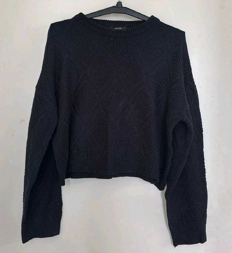 YELLOW KOREAN SWEATER PULLOVER