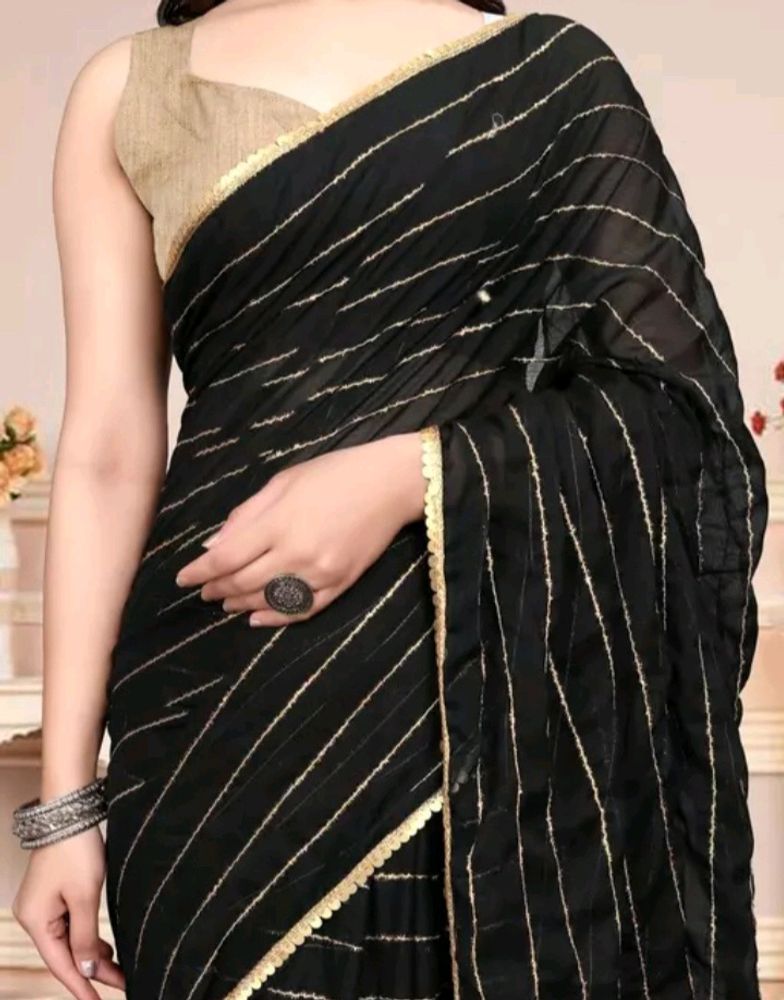 Black Women Wear Saree