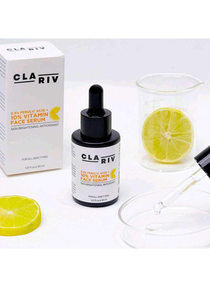 Clariv 10% Vitamin C Serum For Glowing Skin 30ml