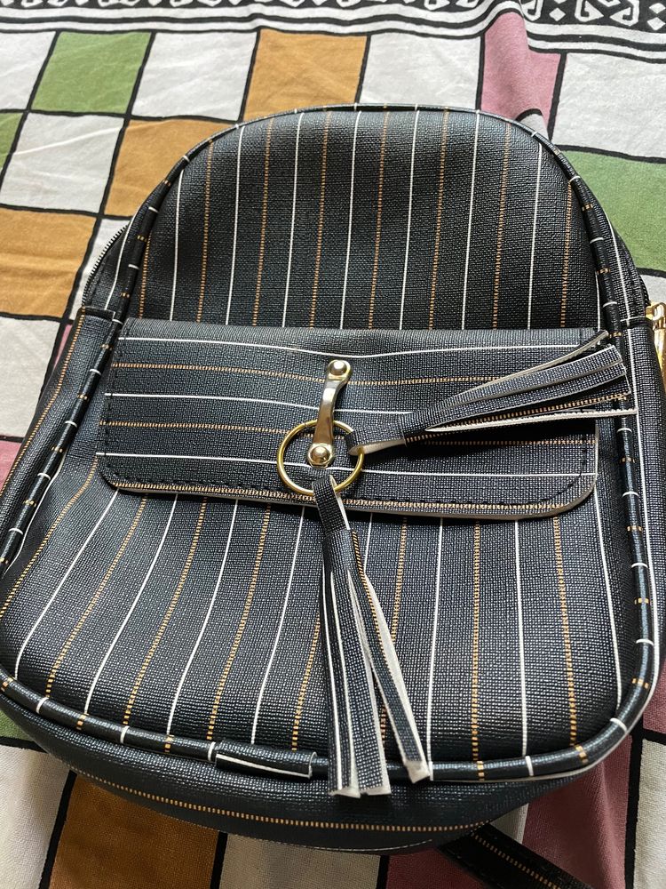 Black Small Backpack