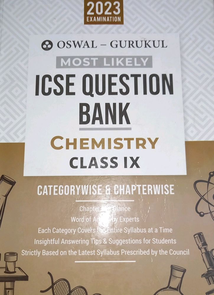 ICSE Oswald Chemistry Question Bank Class = 9