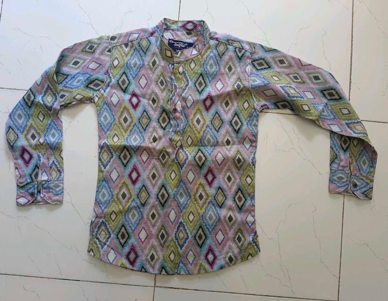 Patterned Men's Casual Shirt