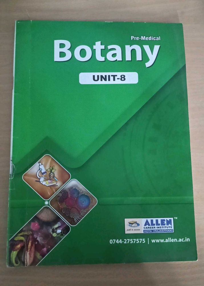 Allen Pre-Medical Botany UNIT-8 module class 12📑
