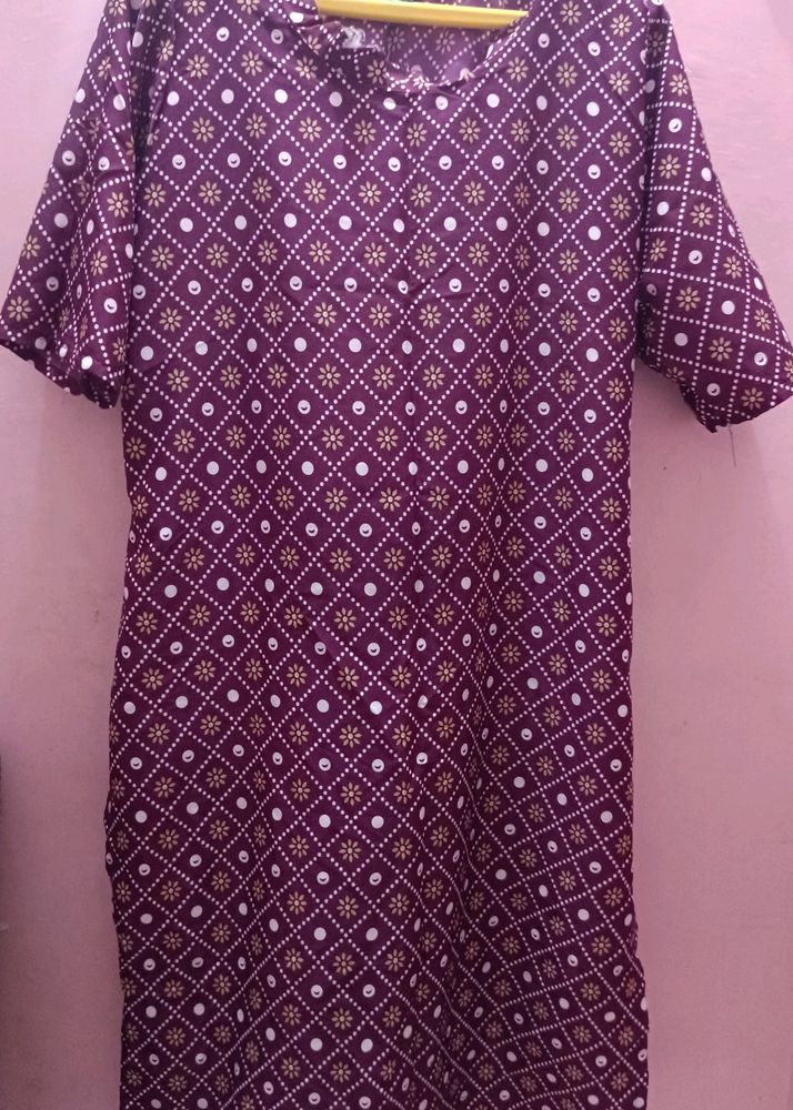 PURPLE 💜 KURTI 🥰