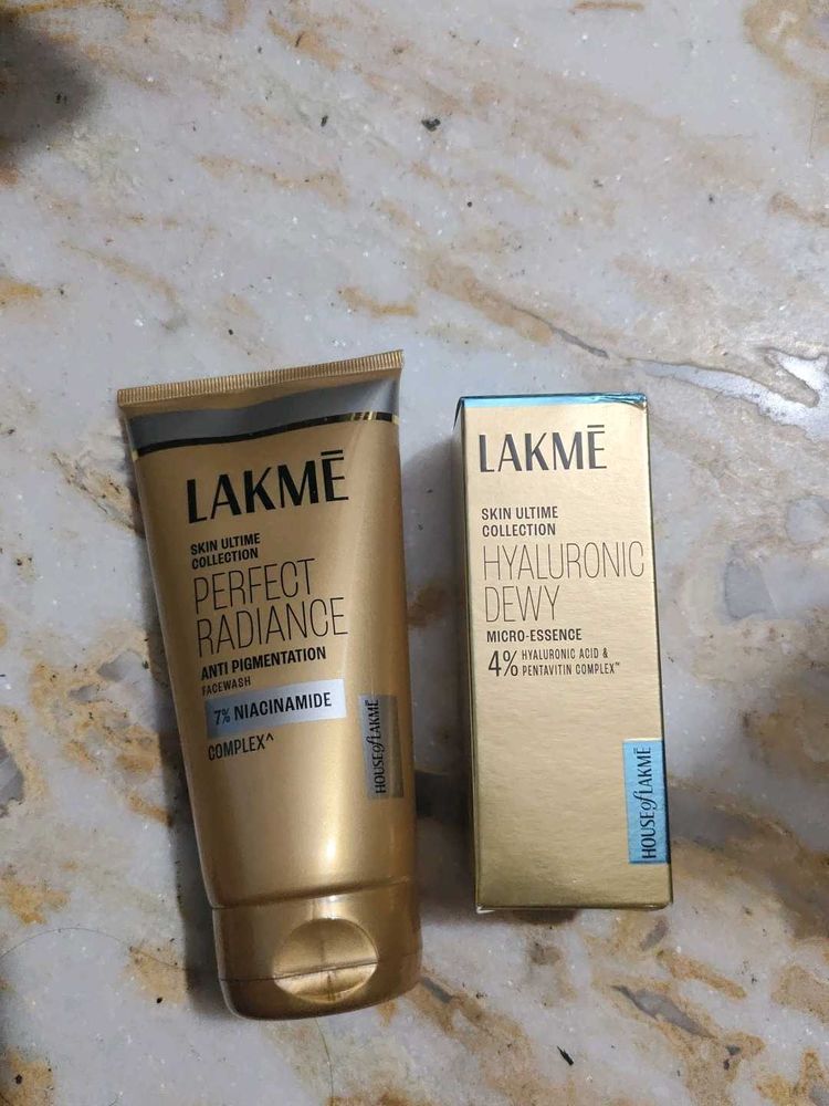 Lakme Radiance Facewash &amp; Dewy Essence - NEW
