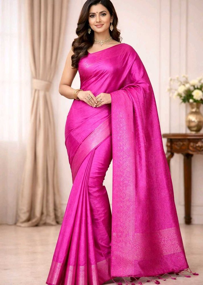 Beautiful magenta saree