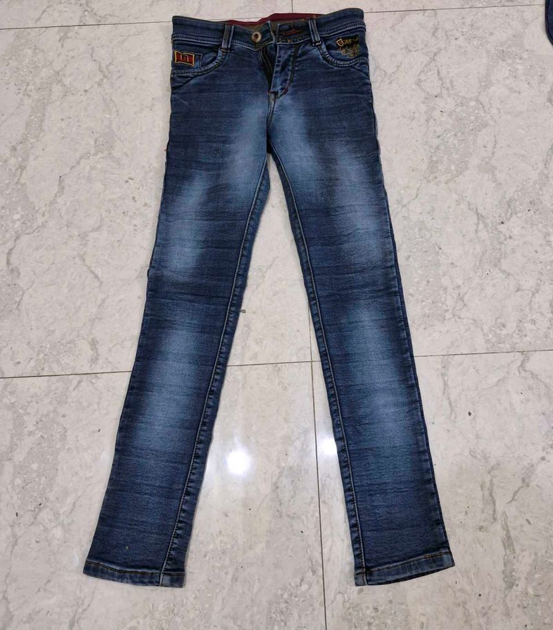 Boys Blue Denim Jeans .