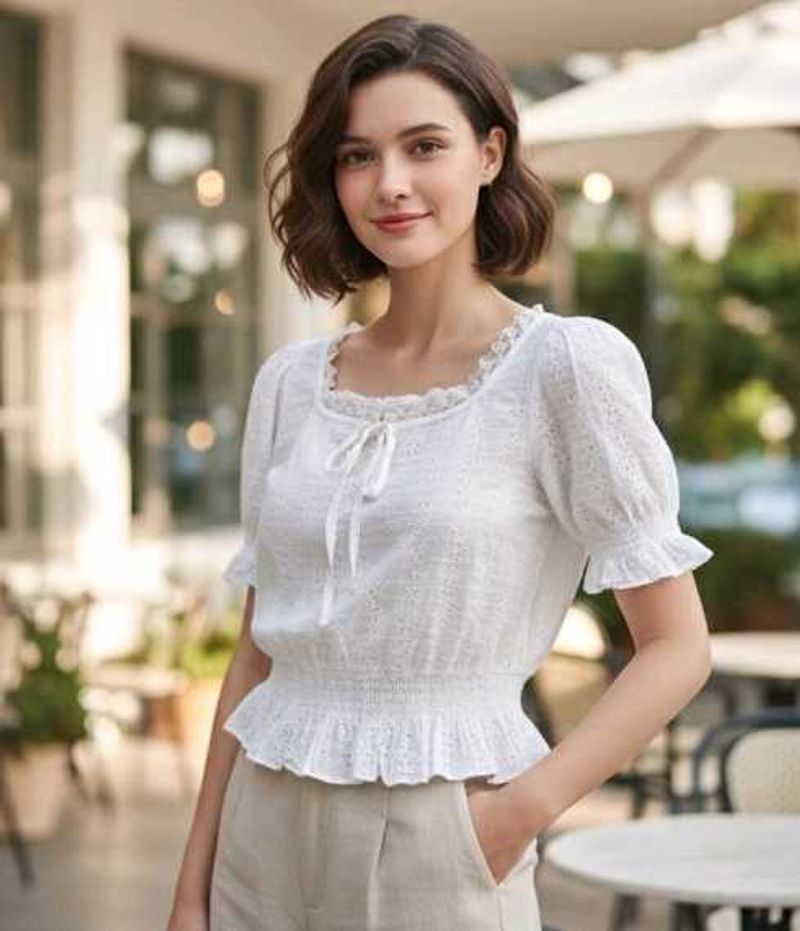 Eyelet Lace Top