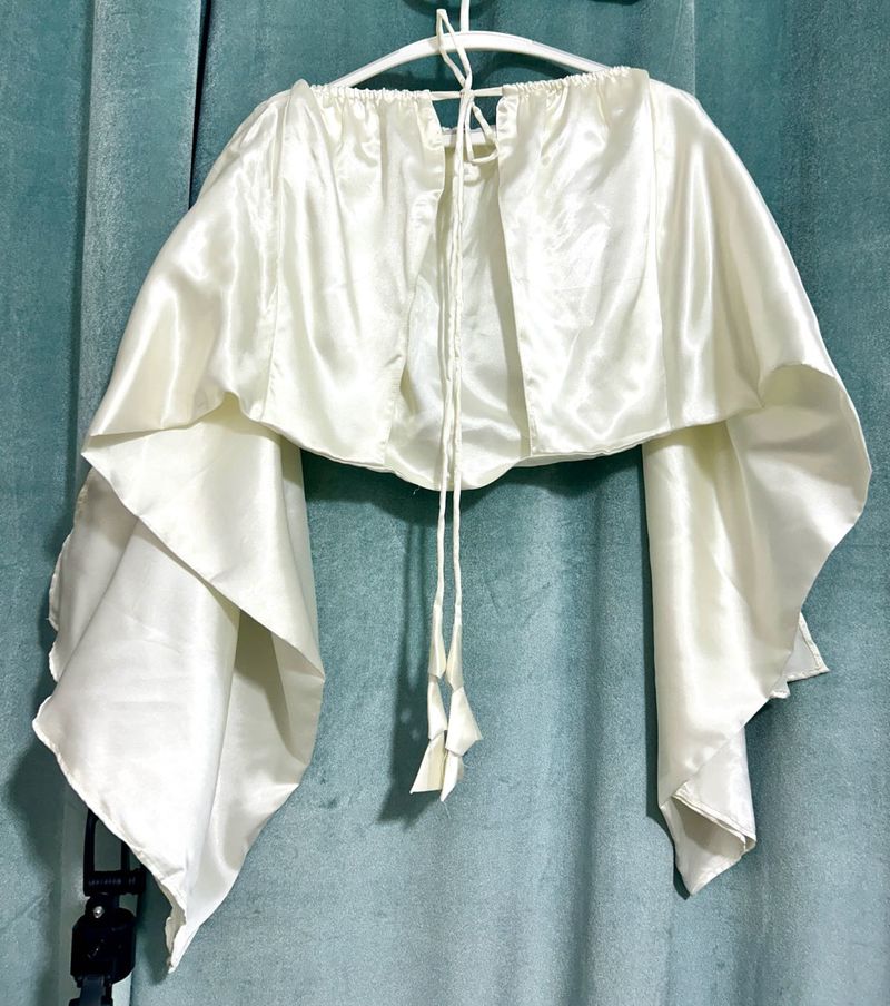 White Off-Shoulder Top