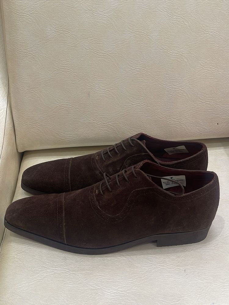 Brown Suede Dress Shoes