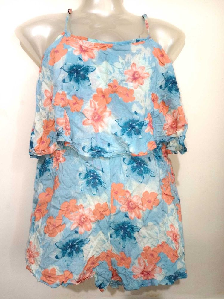 🎄Buy 1, Get 1 Free🎁 S/ M Floral Print Romper