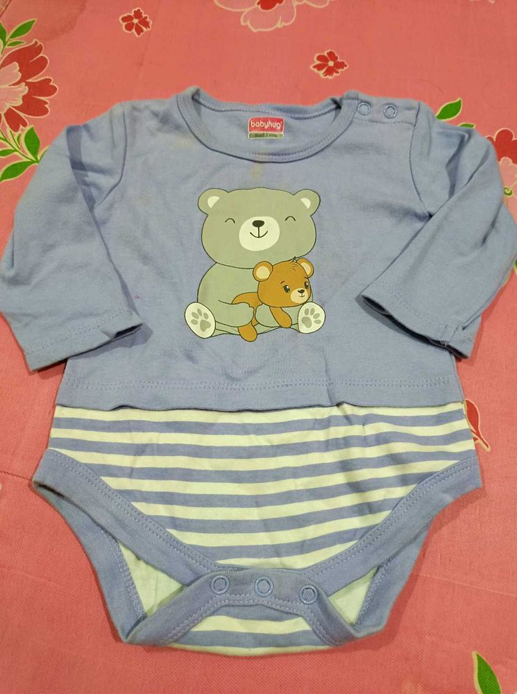 Set Of Romper And Mittens