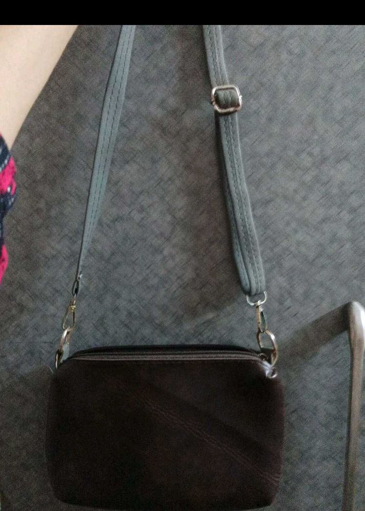 Brown Shoulder sling Bag