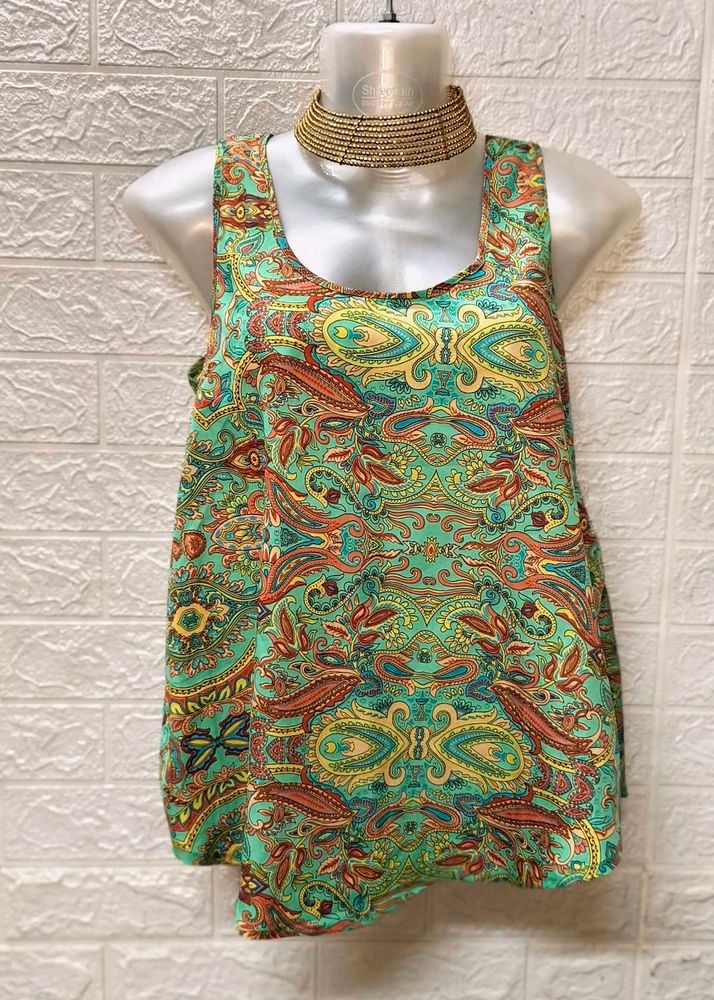 Printed Green Top/ Tops And Dresses For Rs.99 Only