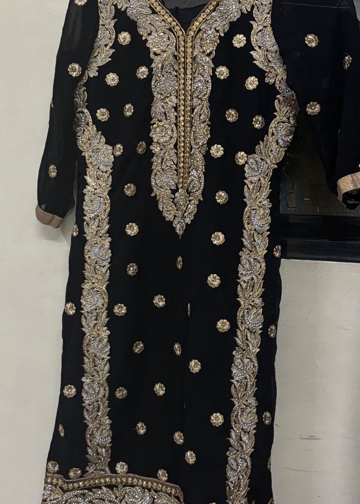 Elegant Black Kurta Set