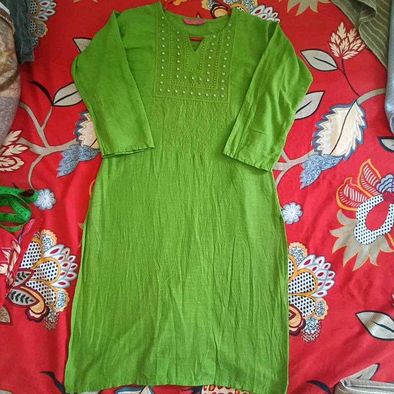 Elegant Green Light Kurta