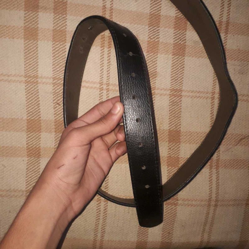 Black Leather Belt