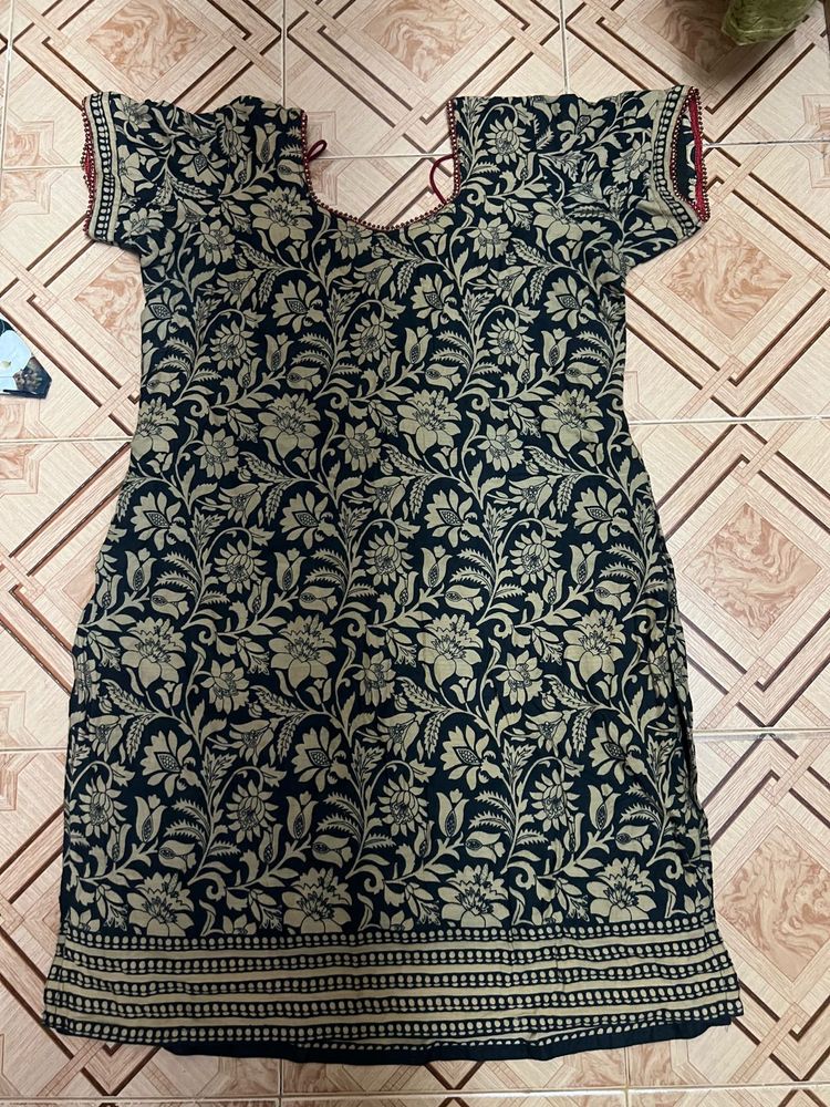Floral Print Kurta