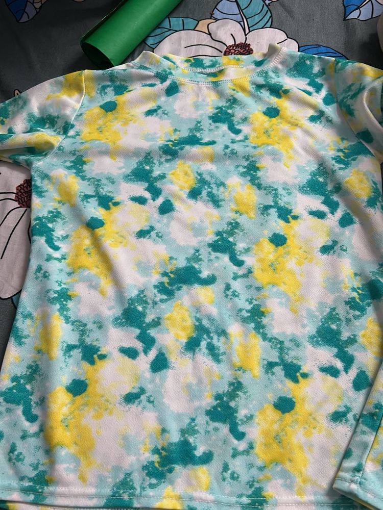 Tie-Dye Long Sleeve T-Shirt set