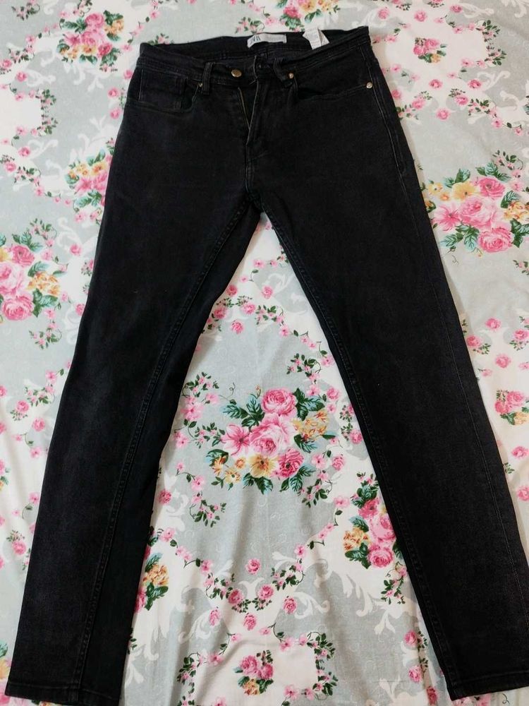 Zara Black Denim Jeans