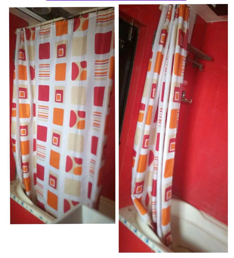 Shower Curtain with Rod